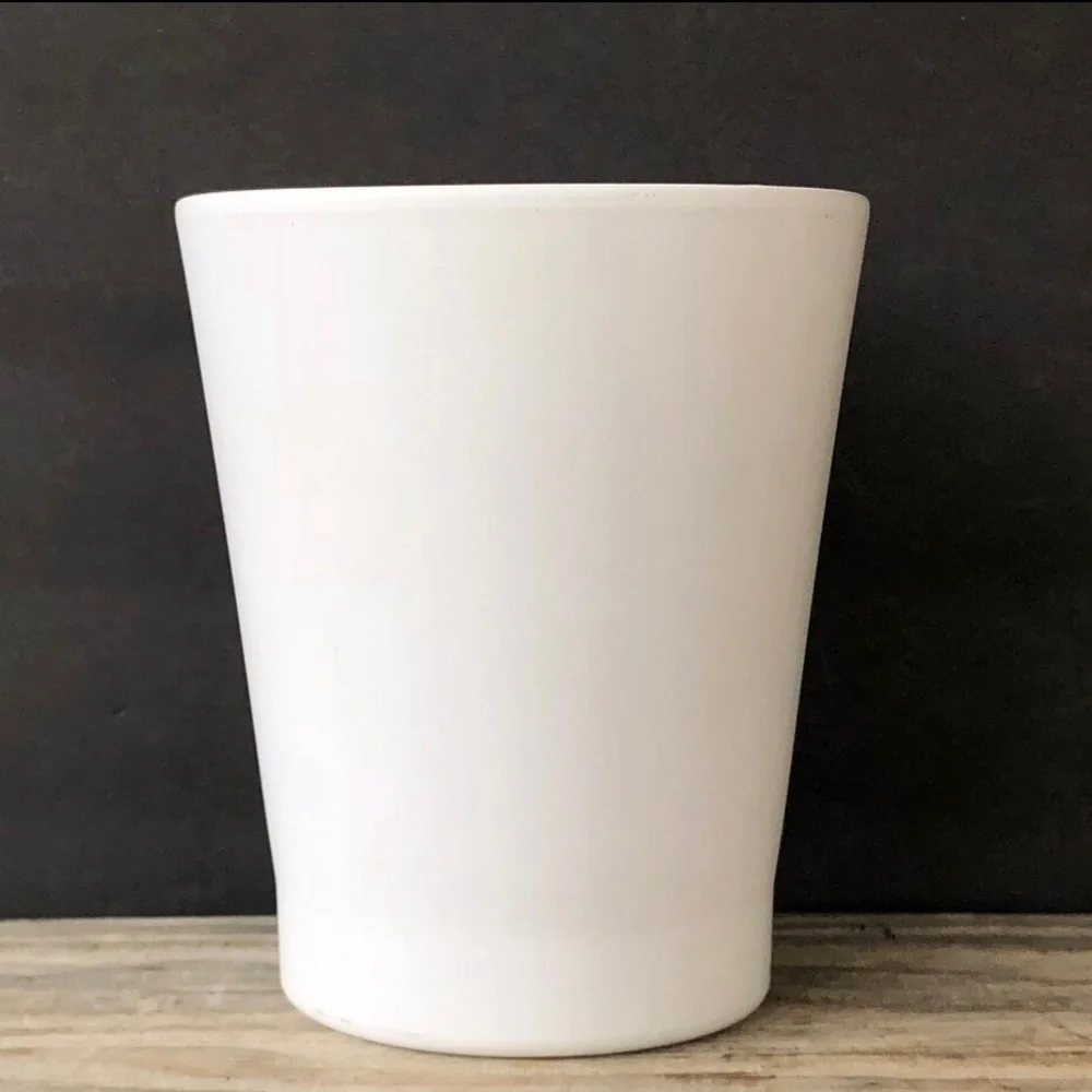 Matte White Planter Pot